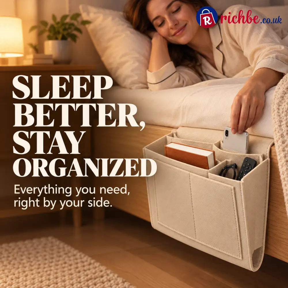 🔥 49% OFF Bedside Hanging Organizer – Keep Essentials Within Reach