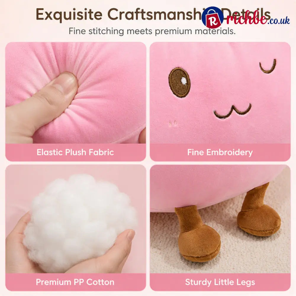📢49% - OFF 🔥Cute Bao Bun Plush Pillow 🛏️– Soft Squishy & Irresistibly Cosy A Sweet Treat for Your Sofa Bed or Desk 🛋️✨