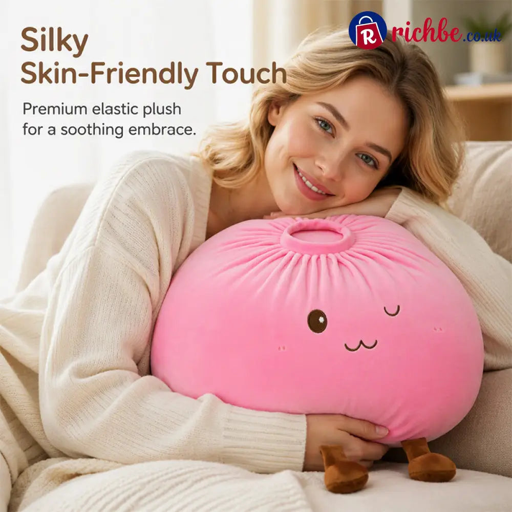 📢49% - OFF 🔥Cute Bao Bun Plush Pillow 🛏️– Soft Squishy & Irresistibly Cosy A Sweet Treat for Your Sofa Bed or Desk 🛋️✨