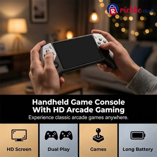 🎮🕹️ 49% OFF! Free Shipping✈️- Handheld Gaming Console – Dual‑player battle mode ergonomic grip. 5″ HD screen long