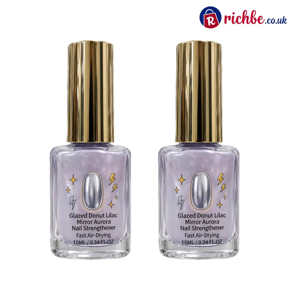 📢📢40% OFF !! ⏰Lilac Glossy Mirror Nail Strengthener