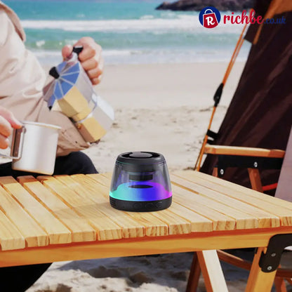 📢📢49% OFF!! ⏰Magnetic Mini Bluetooth Speaker with RGB Light - Electronics & Accessories
