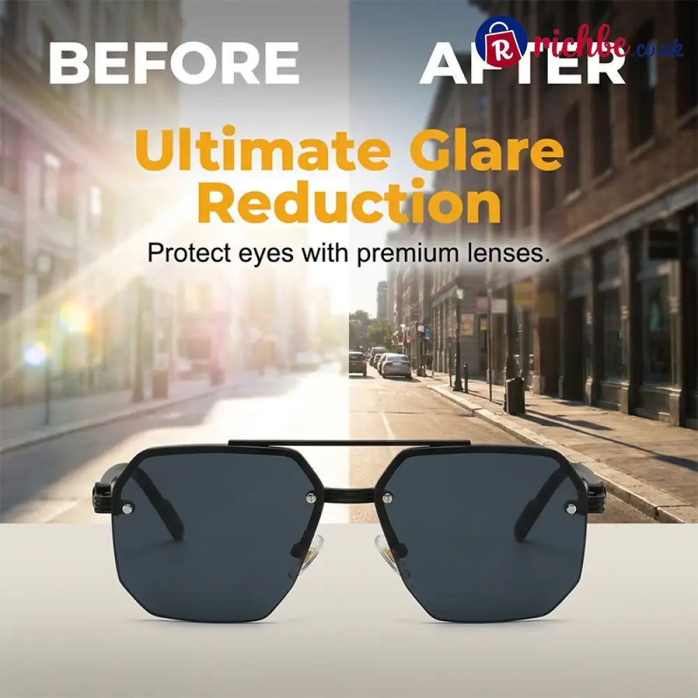 📢📢50% OFF !! ⏰Men's Stylish Geometric Polygon Sunglasses