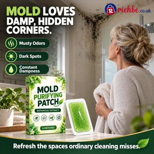 🧪49% OFF NOW! 6Pcs Mold Purifying Patches – Botanical Mildew Removal Pads Long Lasting Mold Inhibitor for Bathroom