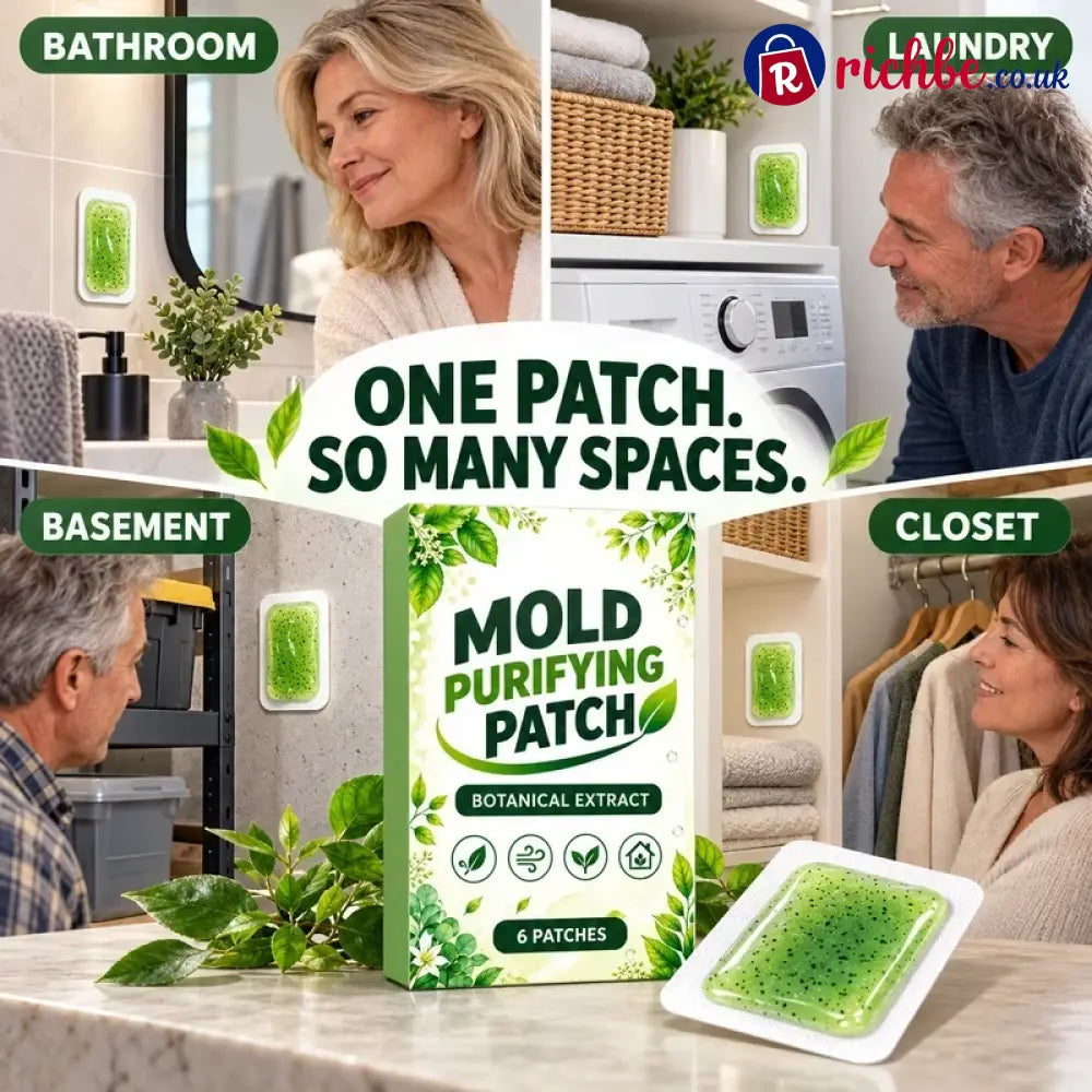 🧪49% OFF NOW! 6Pcs Mold Purifying Patches – Botanical Mildew Removal Pads Long Lasting Mold Inhibitor for Bathroom