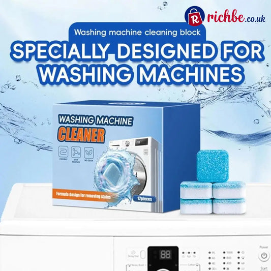 🧼50% OFF NOW ! ✨Washing Machine Cleaner Tablets – Deep Cleaning Deodorizing Descaler Tablets for Front‑Load & Top‑Load Washing Machines