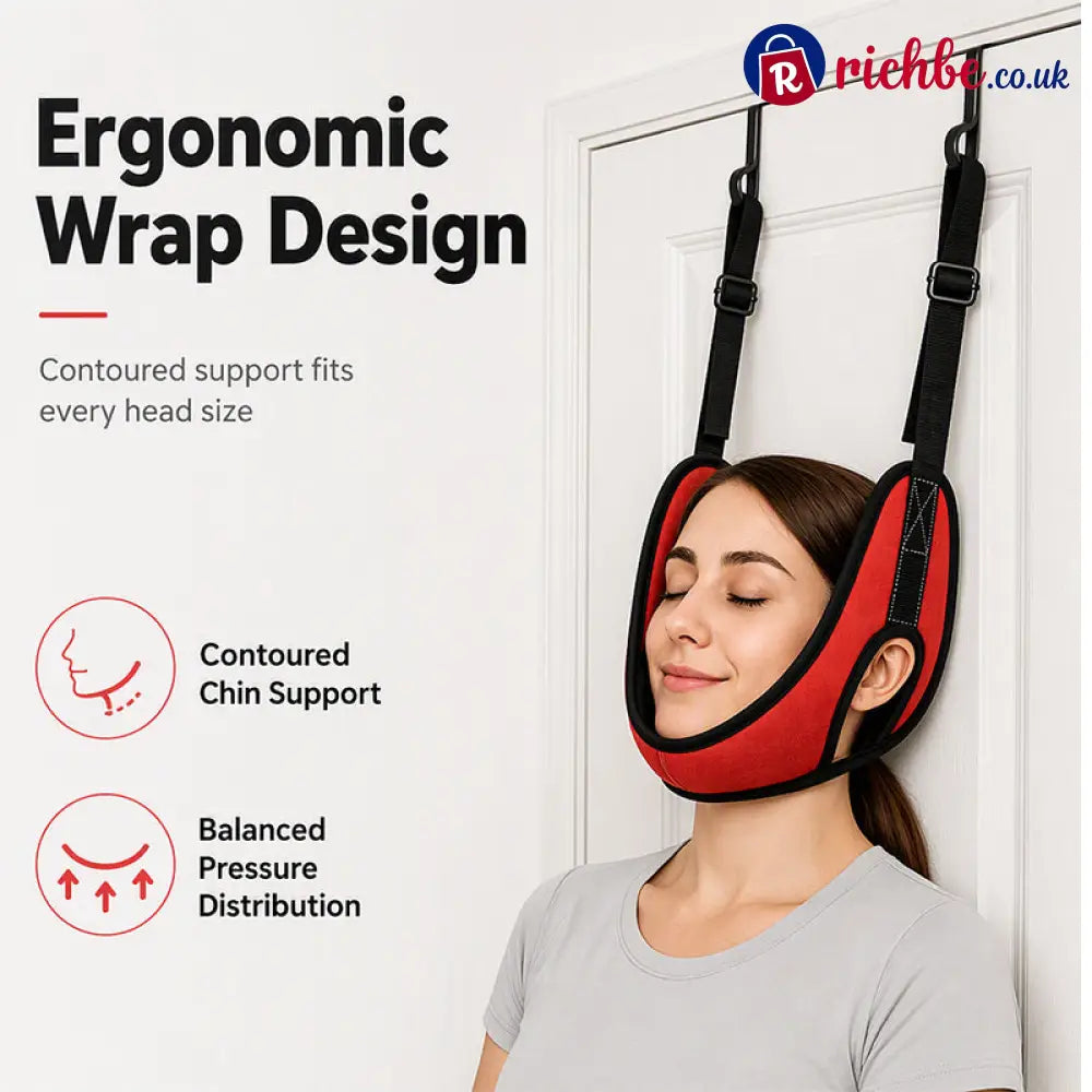 📢📢49% OFF!! ⏰Over Door Cervical Traction Device for Neck Pain Relief - Houseware & Kitchen