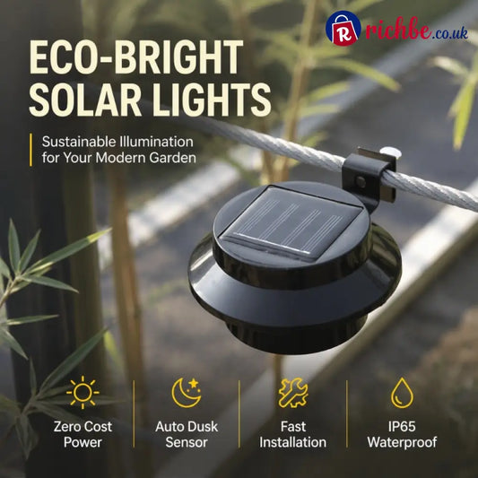 ☀️💡 49% OFF TODAY! Light Up Gutters Fences & Garden Walls, Solar-Powered Outdoor LEDs With No Mains Wiring Needed 🏡✨