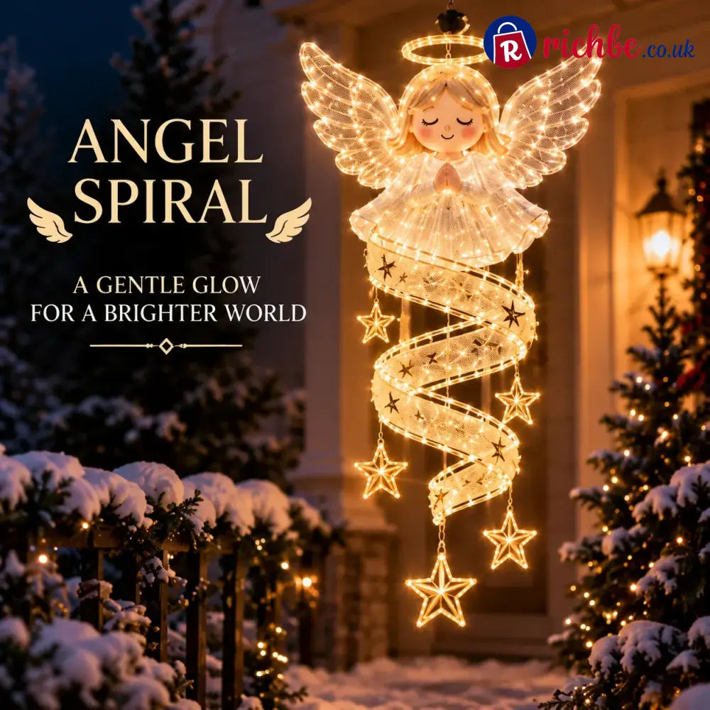 🔥 49% OFF Today – Make Christmas Glow with Magic Spirals ✨ - Angel Glow 😇