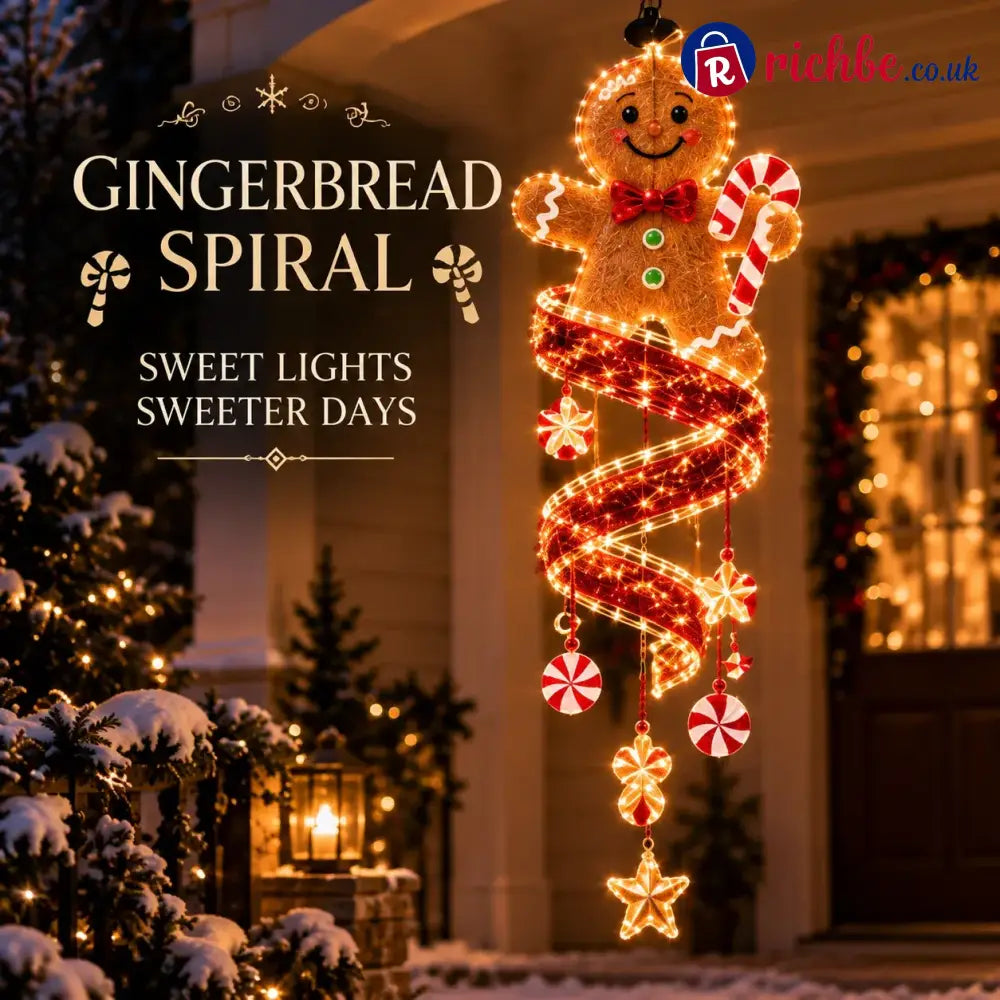 🔥 49% OFF Today – Make Christmas Glow with Magic Spirals ✨ - Ginger Glow 🍪