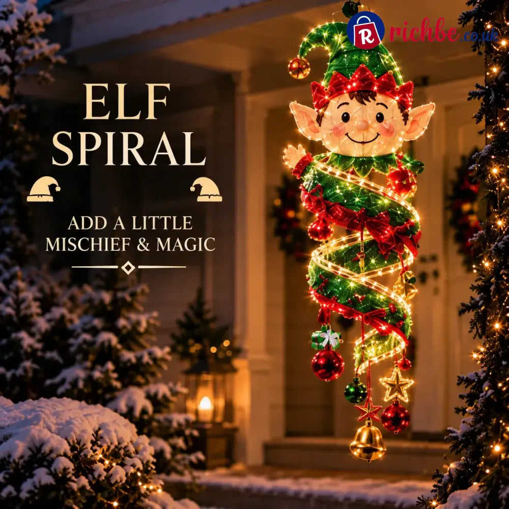🔥 49% OFF Today – Make Christmas Glow with Magic Spirals ✨ - Jolly Elf 🧝