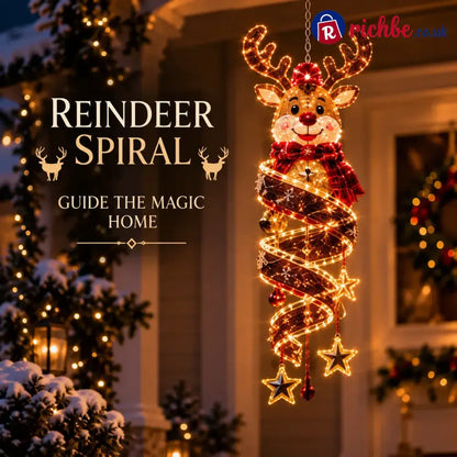 🔥 49% OFF Today – Make Christmas Glow with Magic Spirals ✨ - Reindeer Glow 🦌