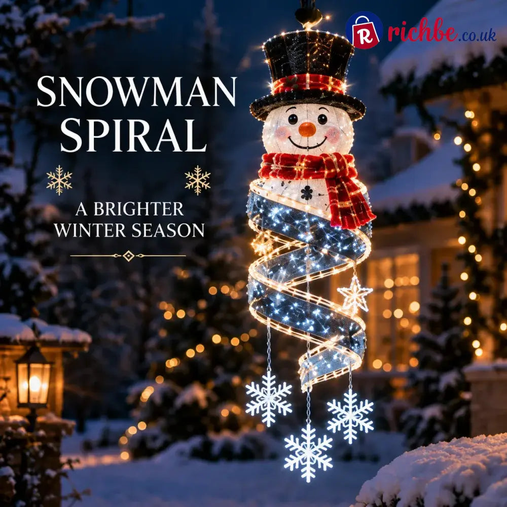 🔥 49% OFF Today – Make Christmas Glow with Magic Spirals ✨ - Snowy Buddy ☃️