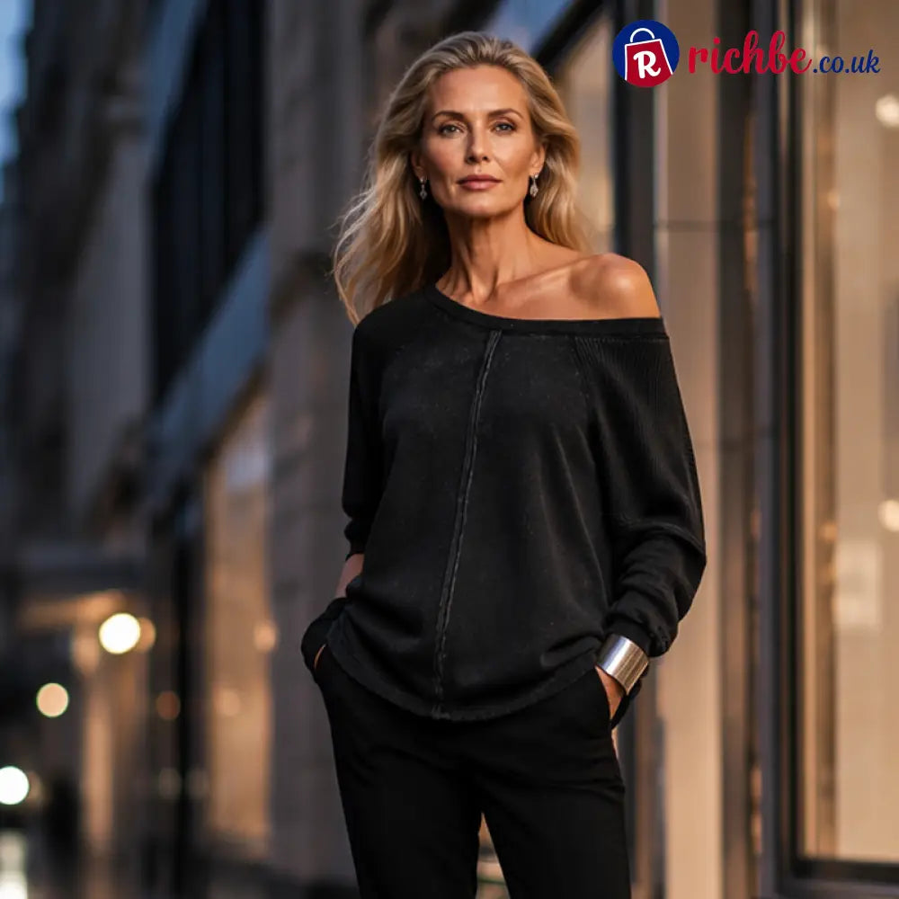 📢📢40% OFF !! ⏰Women’s Casual Round Neck & Long Sleeve Top