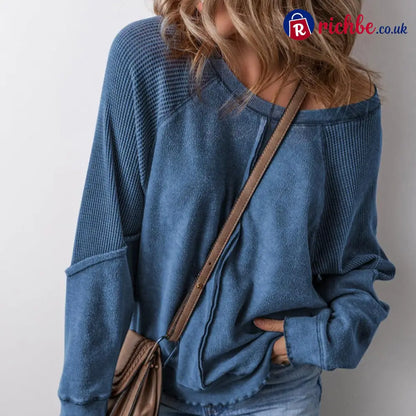 📢📢40% OFF !! ⏰Women’s Casual Round Neck & Long Sleeve Top