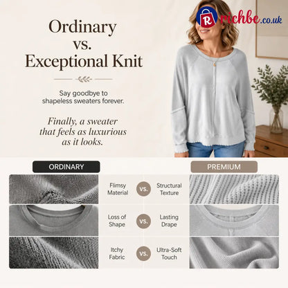 📢📢40% OFF !! ⏰Women’s Casual Round Neck & Long Sleeve Top