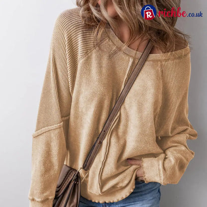 📢📢40% OFF !! ⏰Women’s Casual Round Neck & Long Sleeve Top