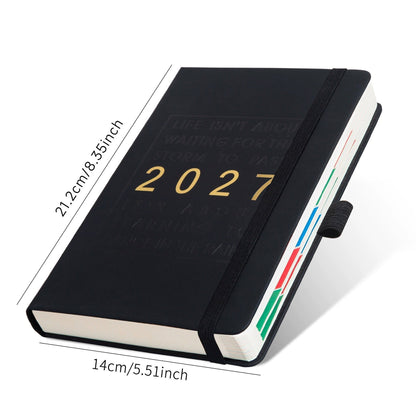📅  📓 2027 Calendar Notebook – A5, one day per sheet, date-marked – Ideal for daily logs & future reference ✨