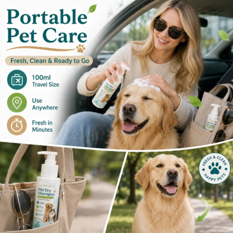 Rinse-Free Pet Shampoo Mousse