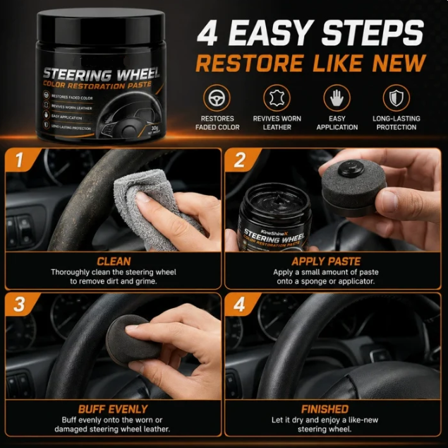 Car Steering Wheel Leather Repair Cream
