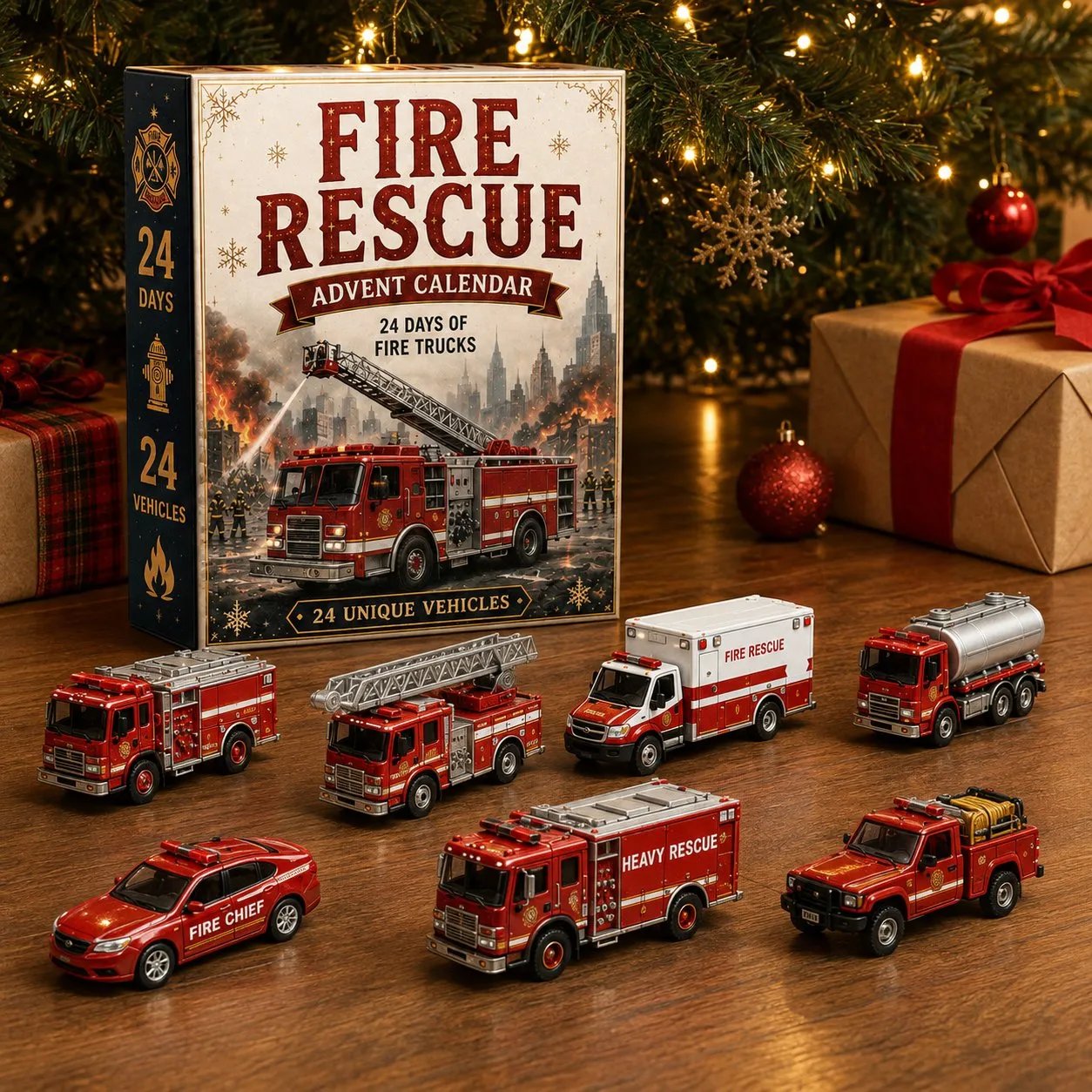🚚 🎁Build the Fleet Collection 24-Day Vehicle Advent Calendar Series | ✨A New Adventure Every Morning