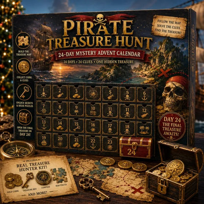 ⏳ Last Day 50% OFF – 🎁✨24-Day Mystery Adventure Advent Calendar Collection | 24 Clues, Hands-On Puzzles & One Final Reveal