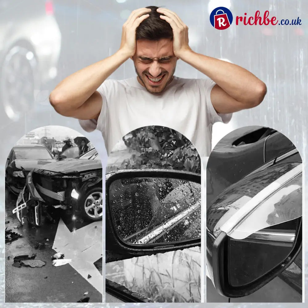 📢📢50% OFF!! ⏰2PCS Car Side Mirror Rain Guards - Car Accessories