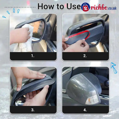 📢📢50% OFF!! ⏰2PCS Car Side Mirror Rain Guards - Car Accessories