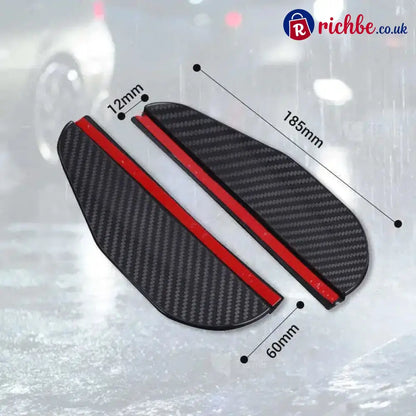 📢📢50% OFF!! ⏰2PCS Car Side Mirror Rain Guards - 2pcs / Buy 1 Set(2PCS) - Car Accessories