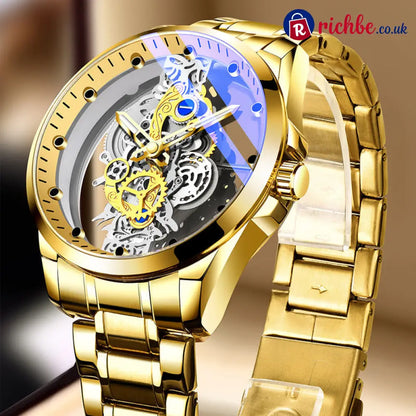 📢📢50% OFF!! ⏰Double-Sided Skeleton Automatic Tourbillon Non-Mechanical Movement Watches - Clothing & Accessories