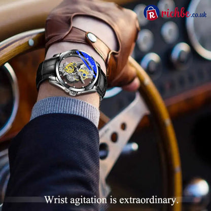 📢📢50% OFF!! ⏰Double-Sided Skeleton Automatic Tourbillon Non-Mechanical Movement Watches - Clothing & Accessories