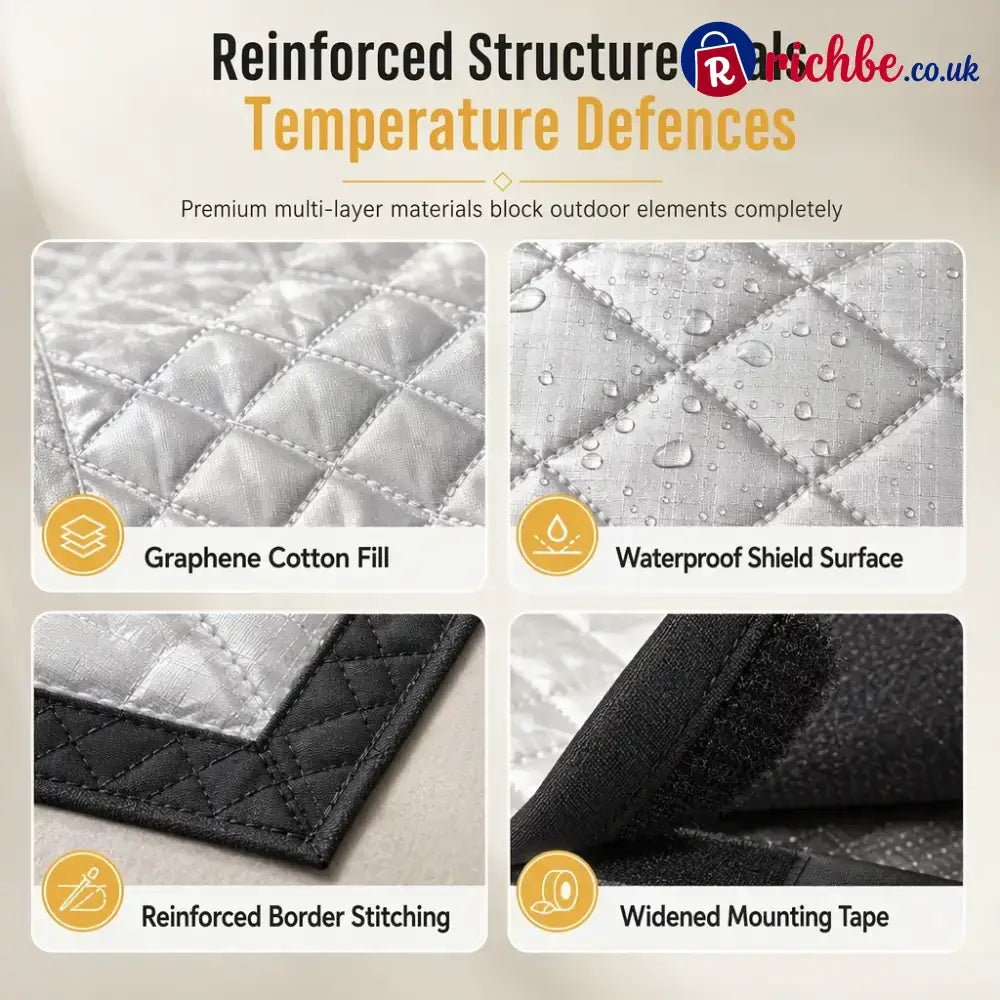 📢📢50% OFF!! ⏰Graphene Thermal Insulated Window Curtain for Winter Windproofing