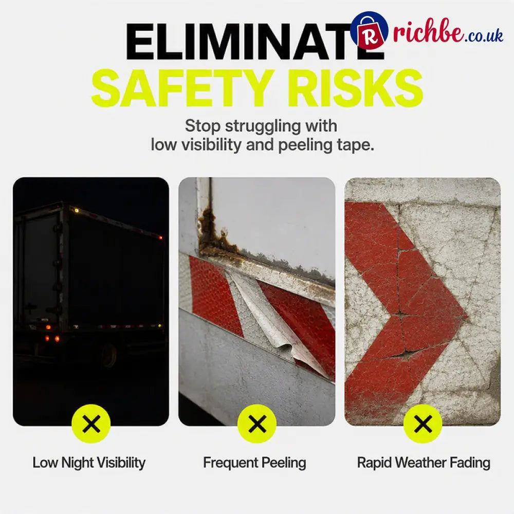📢📢50% OFF!! ⏰High-Visibility Arrow Reflective Tape - Car Accessories