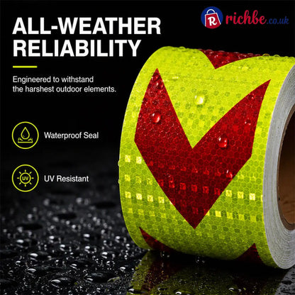 📢📢50% OFF!! ⏰High-Visibility Arrow Reflective Tape - Car Accessories