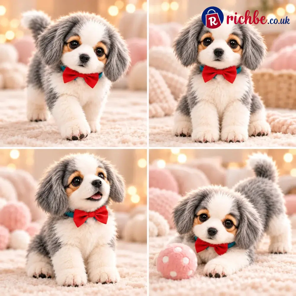🎄 50% OFF🐶 My Realistic Robot Puppy – Saint Bernard-Inspired Plush Companion