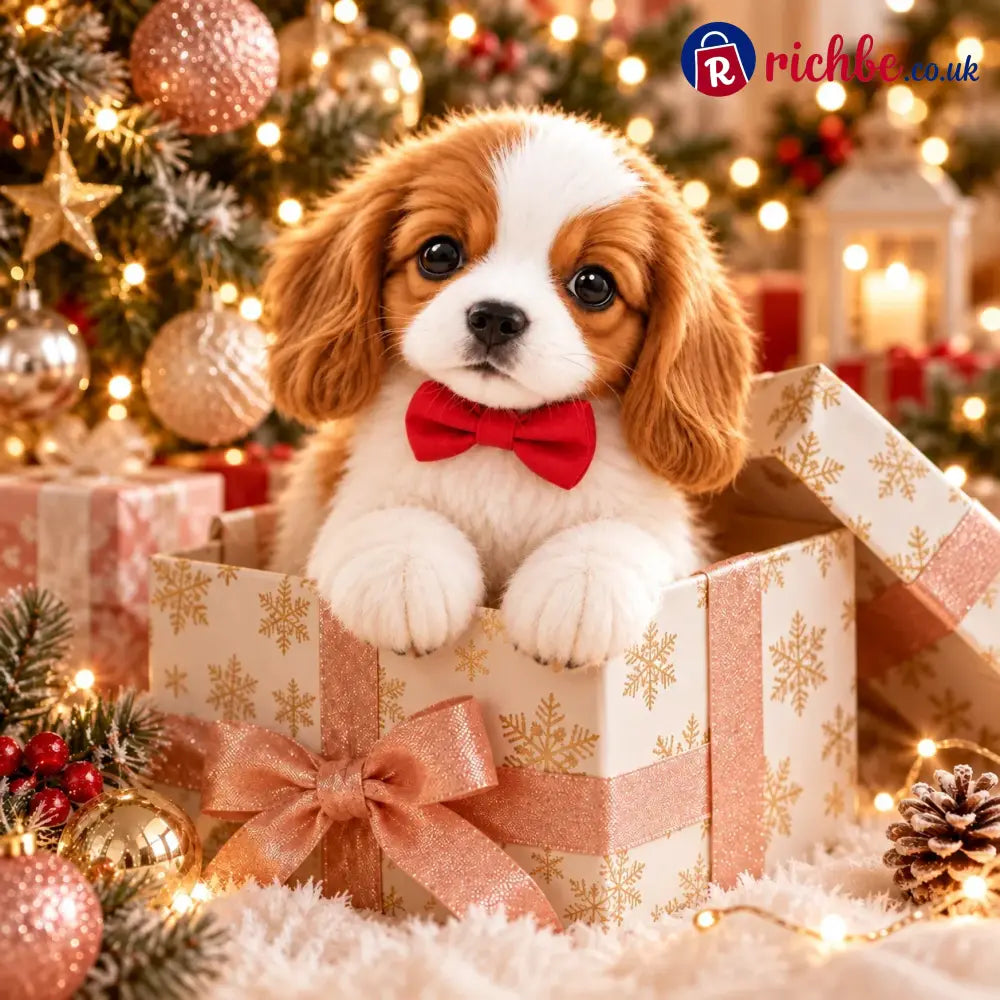 🎄 50% OFF🐶 My Realistic Robot Puppy – Saint Bernard-Inspired Plush Companion
