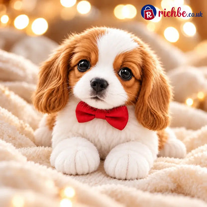 🎄 50% OFF🐶 My Realistic Robot Puppy – Saint Bernard-Inspired Plush Companion - Brown
