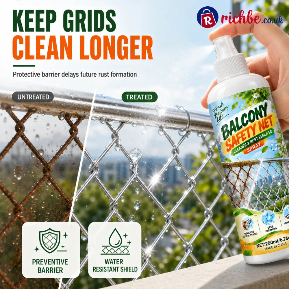 🌿50% OFF NOW! Rust Remover Spray for Wire Mesh Fences‑Rapid Rust Dissolving Spray Deep Penetrating Cleaner for Metal