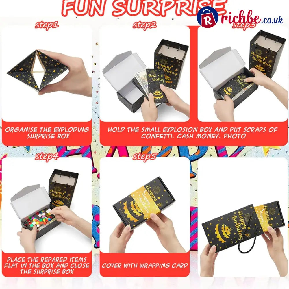 🎁50% OFF!💥✨Surprise Pop‑Up Gift Box Set – Luxe Fun Memory‑Making - Hot products
