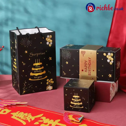 🎁50% OFF!💥✨Surprise Pop‑Up Gift Box Set – Luxe Fun Memory‑Making - Style A / 6-Layer Bounce - Hot products
