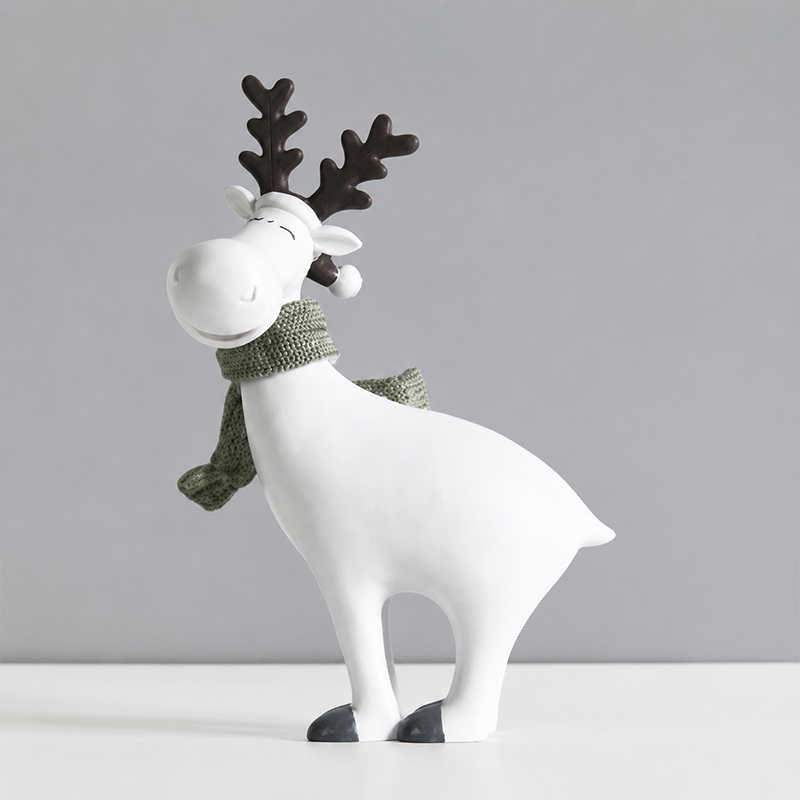 Trendy and Creative Reindeer Crafts for New Home Living Room Tv Cabinet Flower Stand Display Cabinet Decorations Small Ornaments