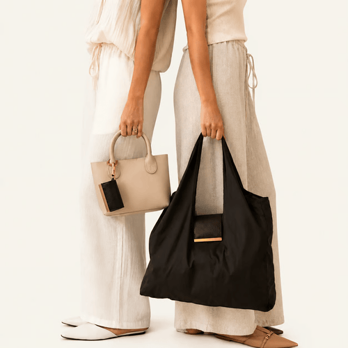 Toworkact™ Varelli Charm Transformable Bag – Stylish Vegan Leather Tote & Keychain Charm