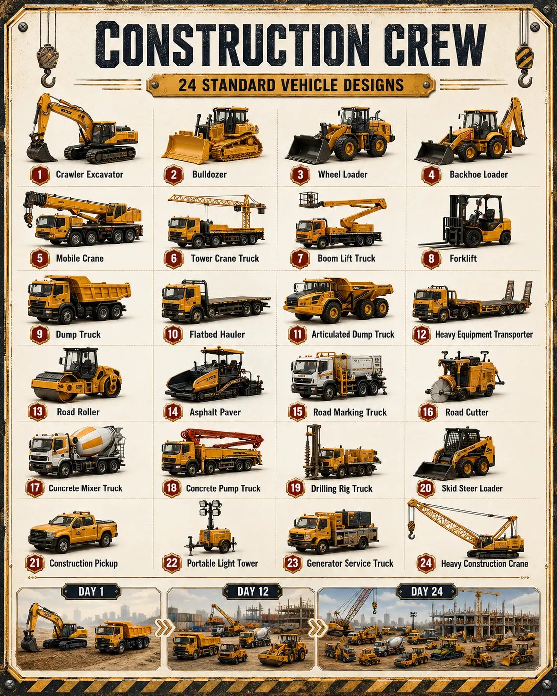 🚚 🎁Build the Fleet Collection 24-Day Vehicle Advent Calendar Series | ✨A New Adventure Every Morning