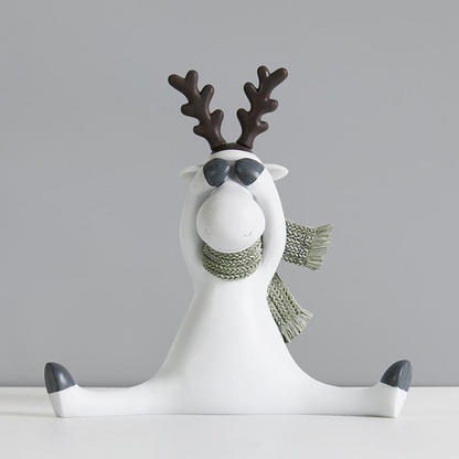 Trendy and Creative Reindeer Crafts for New Home Living Room Tv Cabinet Flower Stand Display Cabinet Decorations Small Ornaments