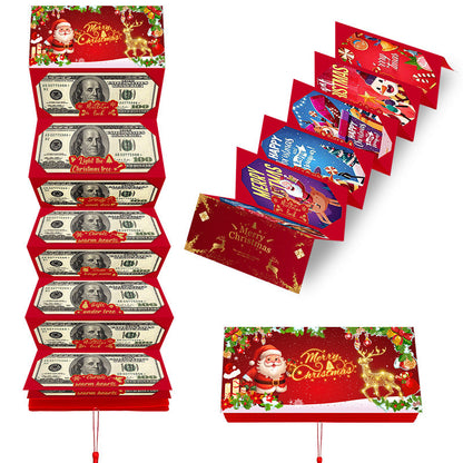 🎄Fold-Out Christmas Money Gift Card – Make Cash Feel Like a Real Present