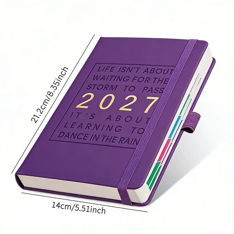 📅  📓 2027 Calendar Notebook – A5, one day per sheet, date-marked – Ideal for daily logs & future reference ✨