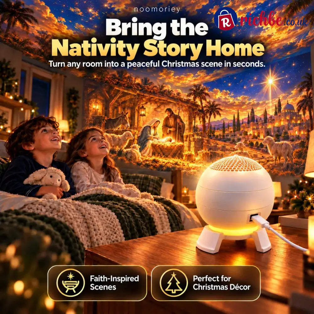 ✝️🌌 5D Nativity Starry Sky Projector | Bring Bethlehem Across Your Walls & Ceiling This Christmas ✨