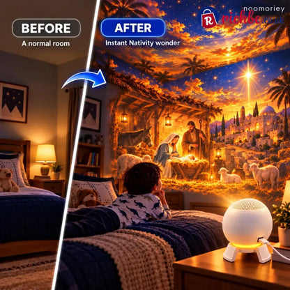 ✝️🌌 5D Nativity Starry Sky Projector | Bring Bethlehem Across Your Walls & Ceiling This Christmas ✨