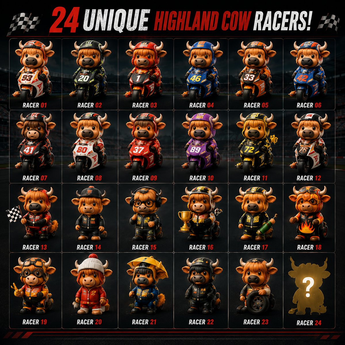 🐮🏍️ HIGHLAND COW MOTO ADVENT CALENDAR 2026