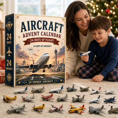 🎄Last Day 49% OFF – ✈️ Aircraft Advent Calendar 2026 | 24 Days of Flight with 24 Unique Miniature Airplanes, Jets & Aviation Collectibles 🎄🎁